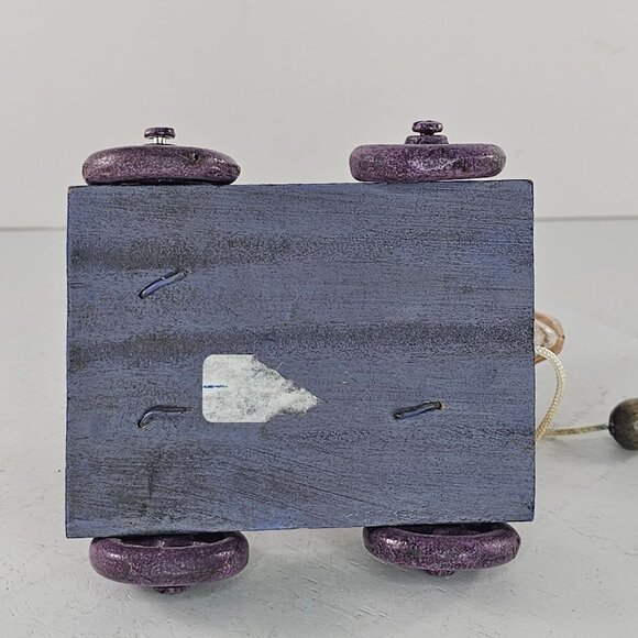 Ganz Metal Dachshund Puppy Dog Pull Toy Folk Art Inspired Figure - Picture 6 of 7